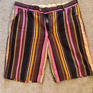 Striped Multicolor Men's Shorts